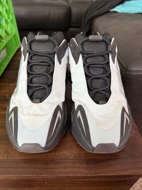 adidas Men's Black and White Chunky Sneakers